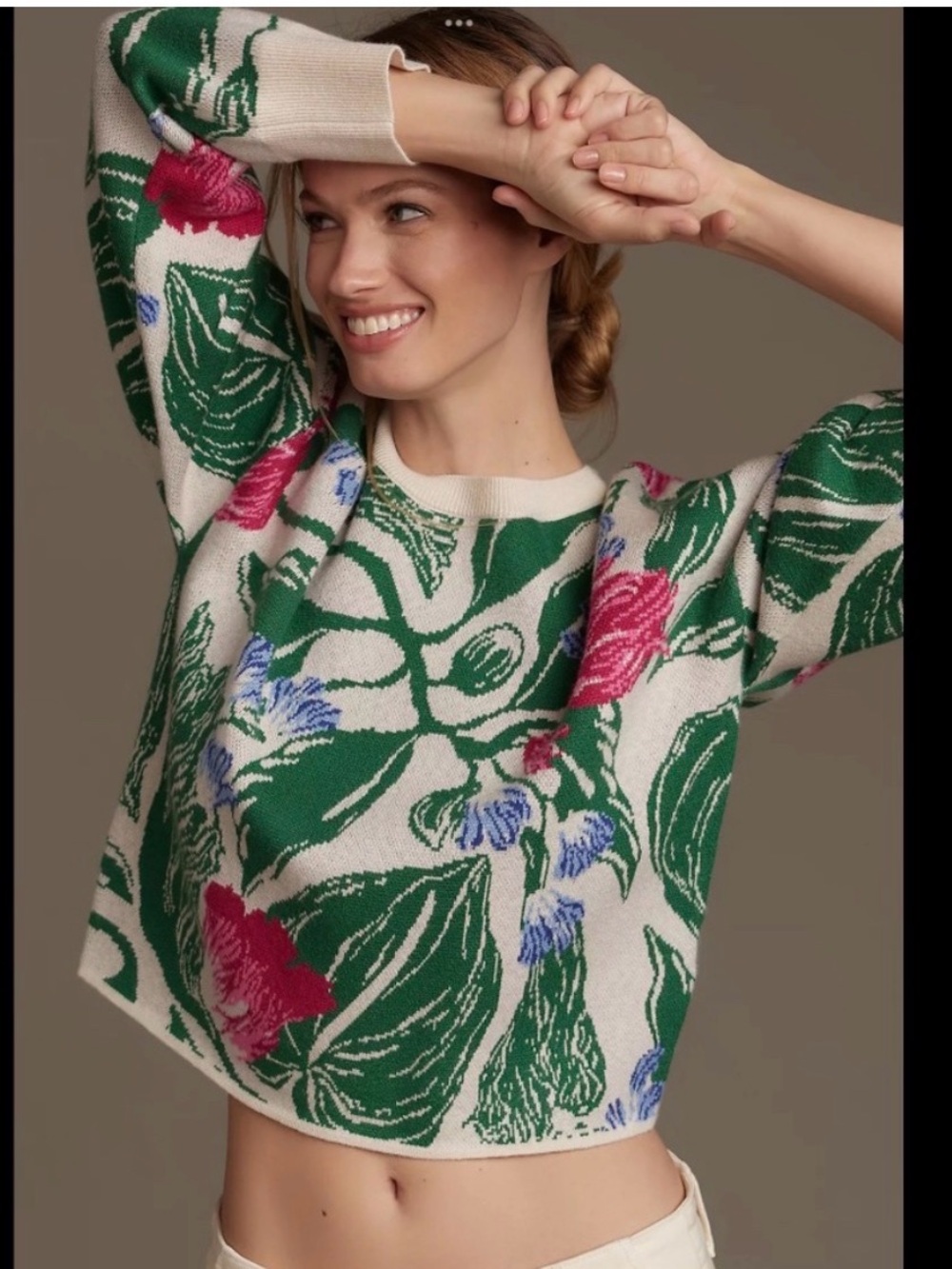 Anthropologie Maeve Yukiko Noritake Camryn sweater XS